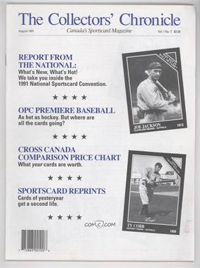 1991 The Collectors' Chronicle - [Base] #7 - August 1991 (Joe Jackson, Ty Cobb)