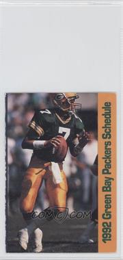 1992 Green Bay Packers - Team Schedules #_DOMA - Don Majkowski