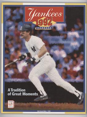 1992 New York Yankees - Team Yearbook #43 - Don Mattingly
