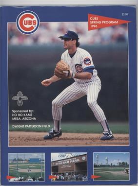 1996 Chicago Cubs - Game Programs #_RYSA - Spring Training (Ryne Sandberg) [Good to VG‑EX]