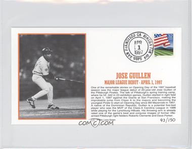 1997 Little Sun Baseball Silk Postal Caches - [Base] #_JOGU - Jose Guillen /150