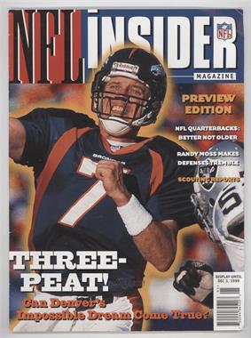 1999 NFL Insider - [Base] #_JOEL - John Elway (Preview Edition) [Good to VG‑EX]
