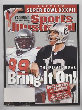 2003 Sports Illustrated - [Base] #1-27 - Warren Sapp, Rich Gannon [Good to VG‑EX]