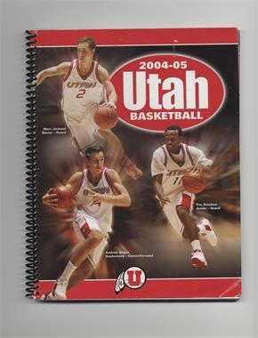 2004-05 Utah Utes - Men's Basketball Media Guide #UTUT - Marc Jackson, Tim Drisdom, Andrew Bogut [Good to VG‑EX]