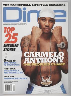 2004-Now Dime Magazine - [Base] #26 - August 2006 (Carmelo Anthony)