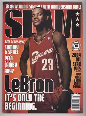 2004 Slam Magazine - [Base] #5 - May (LeBron James)
