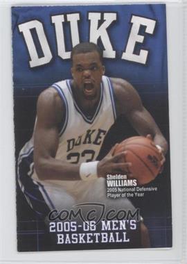 2005-06 Duke Blue Devils - Men's Basketball Team Schedules #_SHWI - Shelden Williams