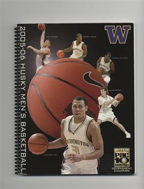 2005-06 Washington Huskies - Men's Basketball Media Guide #_WAHU - Mike Jensen, Bobby Jones, Jamaal Williams, Zane Potter, Brandon Roy [Good to VG‑EX]