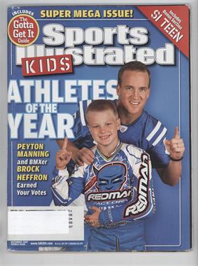 2007 Sports Illustrated for Kids - [Base] #12 - December (Peyton Manning) [Good to VG‑EX]