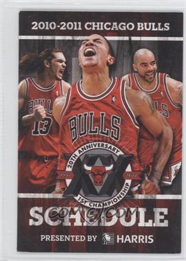 2010-11 Chicago Bulls - Team Schedules #CHBU - Joakim Noah, Derrick Rose, Carlos Boozer