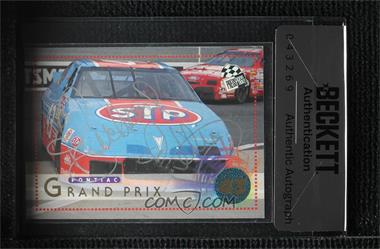 1900-Present Authenticated Autographs - Trading Cards #_RIPE - Richard Petty (1996 Press Pass #49 Bobby Hamilton) [BAS Authentic]