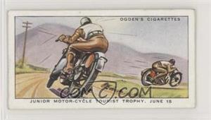 1931 Ogden's Motor Races 1931 - Tobacco [Base] #36 - Junior Motor-Cycle Tourist Trophy, June 15