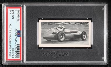 1954 Kane Modern Racing Cards - [Base] #35 - Fangio driving a 1.5-litre supercharged Alfa [PSA 8 NM‑MT]