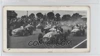 Start of the 1953 British Grand Prix at Silverstone [Good to VG‑…