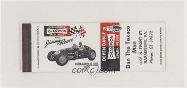 1955-57 Diamond Match Champion Spark Plugs Matchbooks - [Base] #_JIRE - Jimmy Reece [Good to VG‑EX]