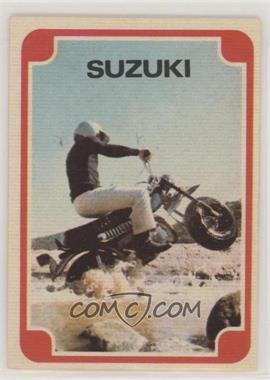 1972 Donruss Super Cycles AMA Stickers - [Base] #13 - Suzuki RV-90J