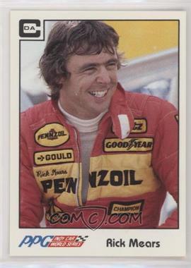 1984 CDA PPG Indy Car World Series - [Base] #10 - Rick Mears