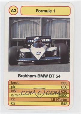 1986 Altenburg Stralsunder Spielkarten Formule 1 - [Base] - German #A3 - Brabham-BMW BT 54