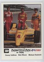 Fastest Front Row at Indy (Danny Sullivan, Rick Mears, Michael Andretti)