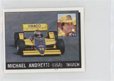1987 Panini Motor Adventures Album Stickers - [Base] #165 - Michael Andretti