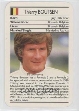 1988 Ace Fact Pack Sporting Greats Motor Racing - [Base] #_THBO - Thierry Boutsen