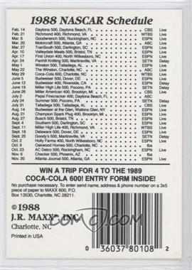 1988 Maxx - [Base] #19.1 - Checklist - Cards 1-25 (No Sheriar Press Myrtle Beach)