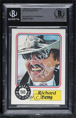 1988 Maxx - [Base] #43.1 - Richard Petty [BAS BGS Authentic]