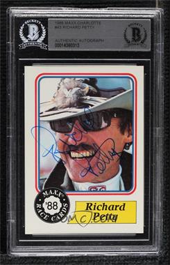 1988 Maxx - [Base] #43.1 - Richard Petty [BAS Authentic]