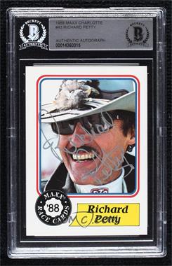 1988 Maxx - [Base] #43.1 - Richard Petty [BAS BGS Authentic]