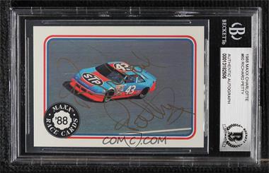 1988 Maxx - [Base] #60 - Richard Petty [BAS BGS Authentic]