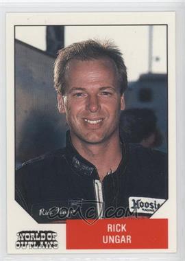 1988 World of Outlaws - [Base] - Red Back #33 - Rick Ungar