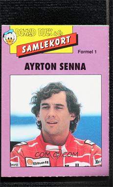 1989 Donald Duck & Co Samlekort Formel 1 - [Base] #_AYSE - Ayrton Senna