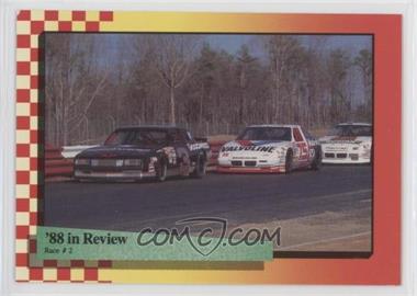 1989 Maxx Racing - [Base] #102 - '88 in Review - Neil Bonnett, Dale Earnhardt