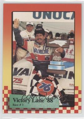 1989 Maxx Racing - [Base] #143 - Victory Lane - Race #3 (Neil Bonnett)