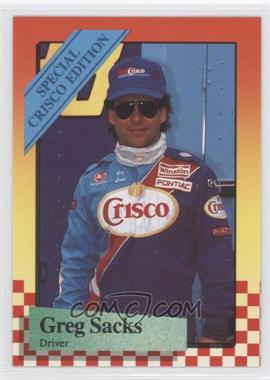 1989 Maxx Special Crisco Edition - [Base] #1 - Greg Sacks