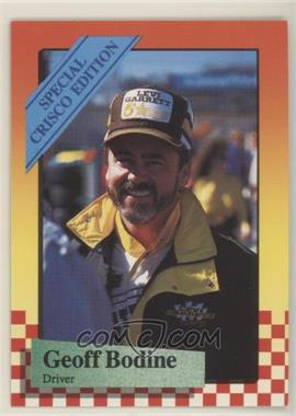 1989 Maxx Special Crisco Edition - [Base] #8 - Geoff Bodine