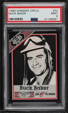 1989 Winners Circle - [Base] #32 - Buck Baker [PSA 9 MINT]