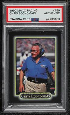 1990 Maxx Collection - [Base] #159 - Chris Economaki [PSA Authentic PSA/DNA Cert]