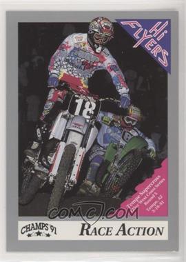 1991 Champs Hi Flyers AMA Motocross - [Base] #10 - Race Action - Tempe Supercross 125cc West Coast Series