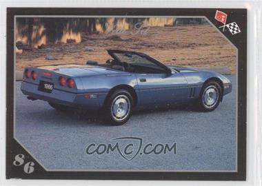 1991 Collect-A-Card Vette Set - [Base] #60 - 1986 Corvette Convertible