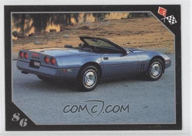 1991 Collect-A-Card Vette Set - [Base] #60 - 1986 Corvette Convertible