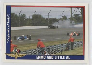 1991 Collegiate Collection Legends of Indy - [Base] #59 - Emmo and Little Al (Emerson Fittipaldi, Al Unser Jr.)