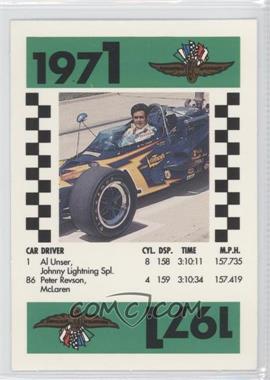 1991 IMS Indy 500 75th Running Race Game - [Base] #1971 - Al Unser