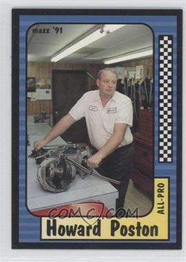 1991 Maxx Collection - [Base] #214 - Howard Poston