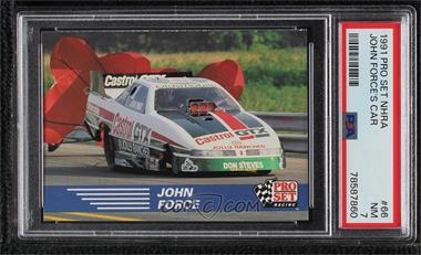 1991 Pro Set NHRA Racing - [Base] #66 - John Force [PSA 7 NM]