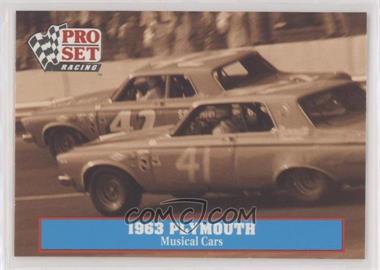 1991 Pro Set Petty Family - [Base] #18 - 1963 Plymouth