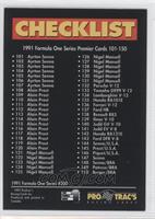 Checklist - Cards 101 - 200