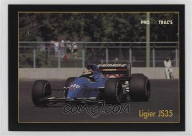 1991 Pro Trac's Formula One - [Base] #60 - Thierry Boutsen