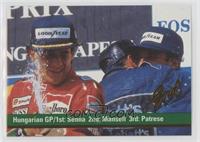 Ayrton Senna, Nigel Mansell, Riccardo Patrese