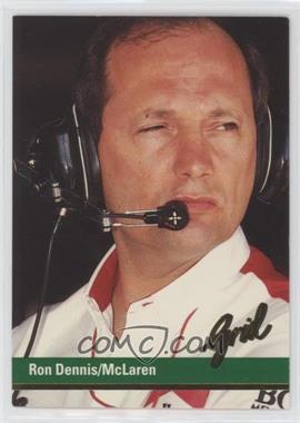 1992 Grid Motorcard Formula 1 - [Base] #133 - Ron Dennis [EX to NM]